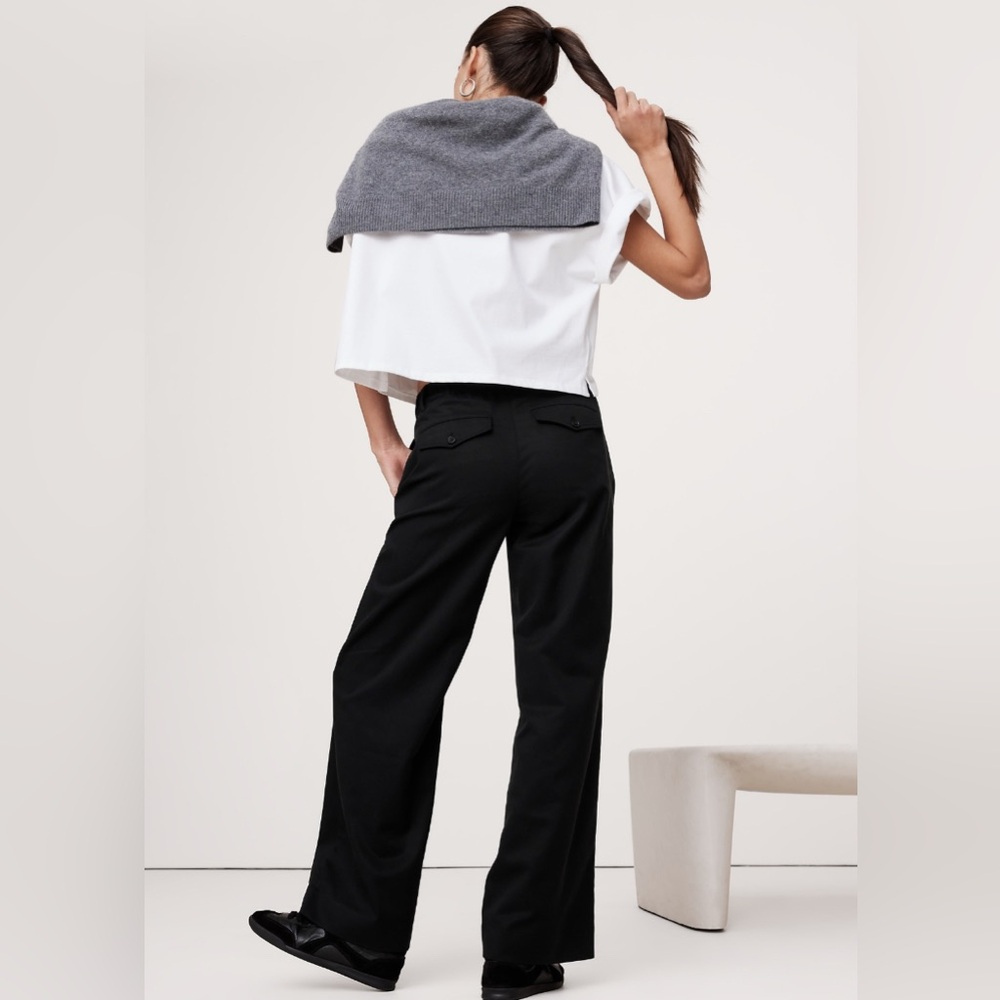 BANANA REPUBLIC THE EVERYDAY WIDE-LEG PANT - Picture 7 of 12